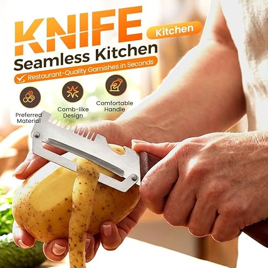 3-in-1 Stainless Steel Vegetable Peeler