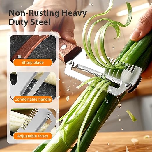 3-in-1 Stainless Steel Vegetable Peeler