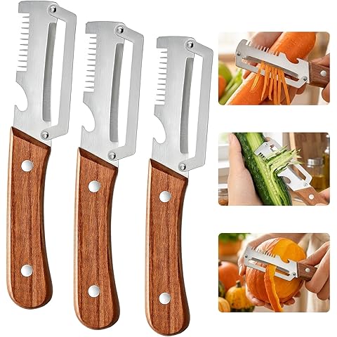 3-in-1 Stainless Steel Vegetable Peeler