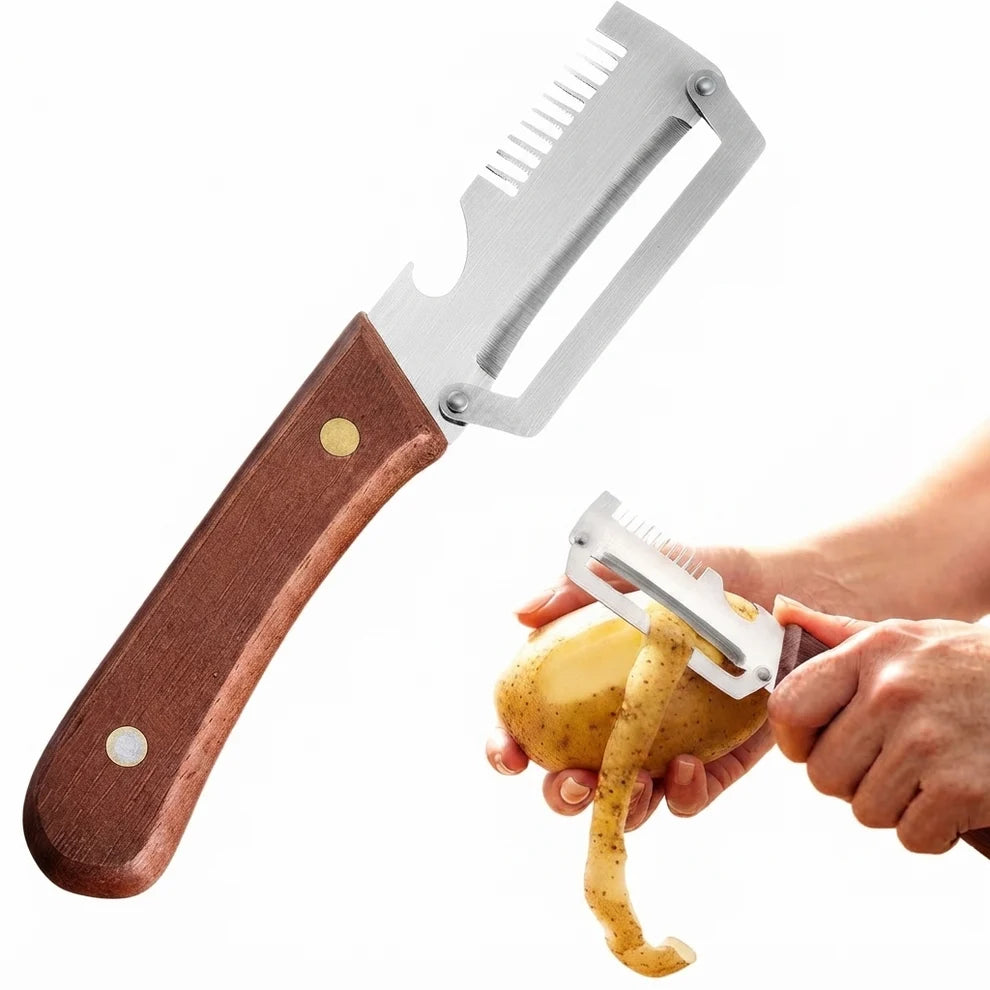 3-in-1 Stainless Steel Vegetable Peeler
