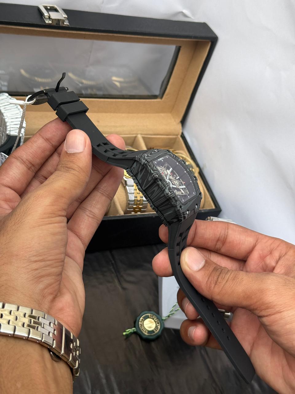 Husky Skeleton Automatic Watch
